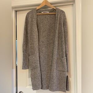 Gray Women's Sweater Cardigan